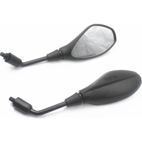 Motorcycle Black 10mm Rear View Mirrors For BMW F800GS F650GS F800R 2008-2011Aprilia SL750 SHIVER DORSODURO 1200 MANA 850