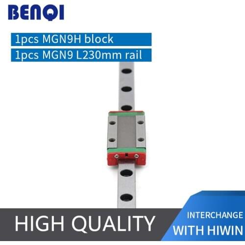 Low price linear rail MGN9 L230mm+ linear guide block MGN9H