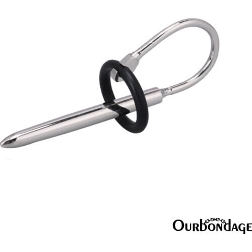 Ourbondage 6 Size Ring Stainless Steel Satellite Shape Chastity Penis Sounds Urethral Insert Dilator Sounding Sex Toy For Men