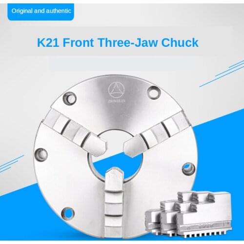 K21 200 front-mounted three-jaw chuck front lock self-centering six-hole lathe chuck 200