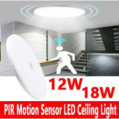 Modern Sensor Led Ceiling Lights Motion Sensor Ceiling Light 18W LED Ceiling Lamp Smart Ceiling Light for Toilet Room Corridor