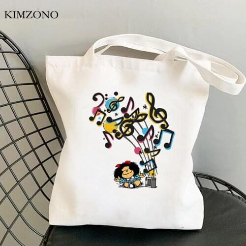 Mafalda shopping bag shopper recycle bag handbag jute bag bag fabric sacola bolsas ecologicas shoping sac toile