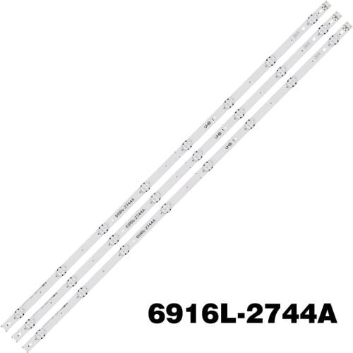 LED strip for LG 43UH610A 43UH603V 43UH6030 UD 43UH630V LC430DGE FJ M2 43" V16.5 ART3 2744 Rev0.1 6916L-2744A 43UH620V 43UH610T