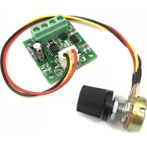 PWM DC Motor Speed Controller Automatic Regulator Control DC 1.8V to 3V 5V 6V 12V 15V 2A Low Voltage PWM Controller Module