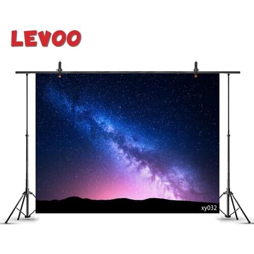 LEVOO Space Photography Background Milky Way Starry Sky Space Mountains Photo Studio Photo Backdrop Photocall Photophone Vinyl