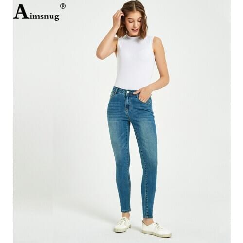 Women High Waist Jeans Demin Pants Vintage Skinny Jeans Sexy Femme Slim Fitted Pantalon Streetwear Pencil Trouser Denim Pants