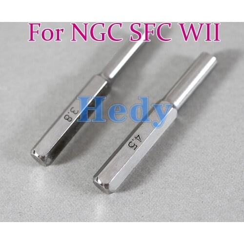 3.8mm 4.5mm Security Screw Driver Game Bit For NGC N64 NES SNES Nintendo(1pair=2pcs)