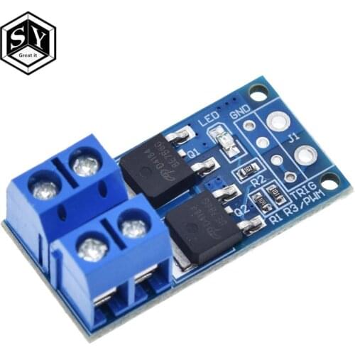 1PCS 15A 400W MOS FET Trigger Switch Drive Module PWM Regulator Control Panel