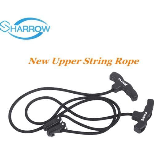 1pcs Special Top String Rope Reversal Straight Latin American Hunting Bow Black Top String Auxiliary Line Changer for Archery