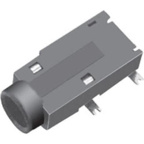 10pcs Phone Jack Diameter 3.5mm 4 pin audio socket for 3 poles earphone plug SMD type reflow solderable with locator DC30V 0.5A