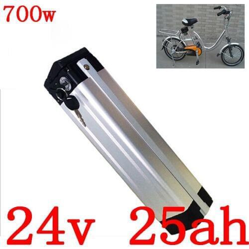 24V Lithium battery 24V 10AH 12AH 13AH 14AH 15AH 16AH 18AH 20AH 25AH electric bicycle battery fit 24V 250W 350W 500W 700W motor