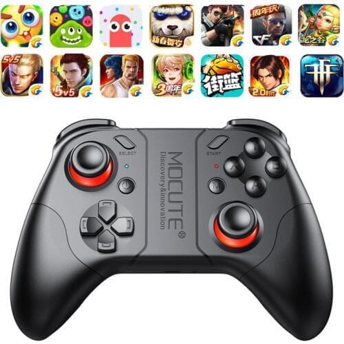 MOCUTE 050 Wireless Bluetooth Controller Remote Control For PC IOS Android Smartphone Tablet TV Box Holder VR Gamepad Joystick