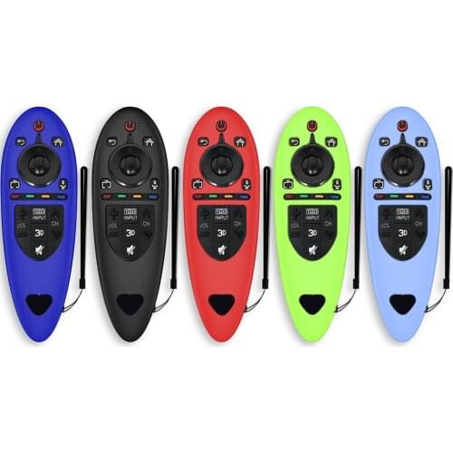 Cover For Lg AN-MR500 AN-MR500G Protective Silicone 3D Smart TV Magic Remote Control Case With Lanyard Flexible Shockproof MR500