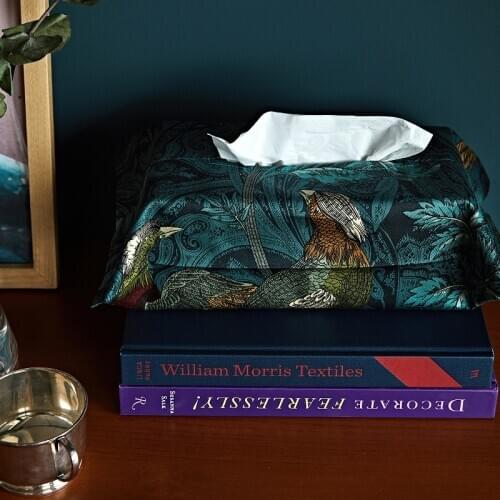 Floral home tissue box facial tissues napkin box case