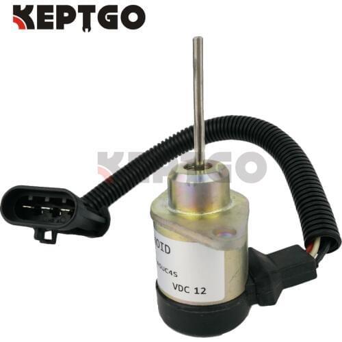 For Bobcat 6691498 Fuel Shut off Solenoid 325 328 329 331 334 335 337 341 425 428 1503ES-12A5UC4S