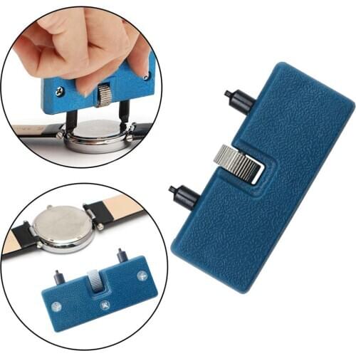 Watch Case Opener Repair Watchmaker Tool Wristwatch Battery Remover Adjustable Watch Repair Tools Two Feet Opening Screw