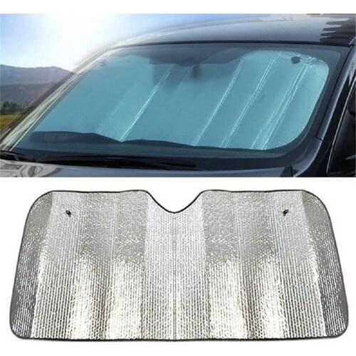 Kebidumei Automobile Sunshade Cover Car Windshield Snow Sun Shade Waterproof Protector Cover Car Front Windscreen Cover