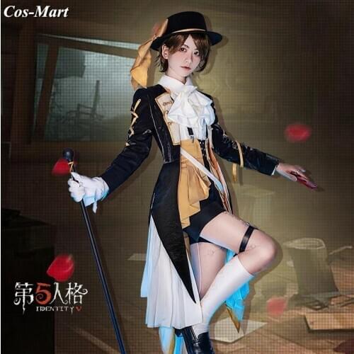 Hot Game Identity V Naib Subedar Cosplay Costume Midsummer Tea Party Uniform Suit Full Set Female Role Play Clothing S-XL
