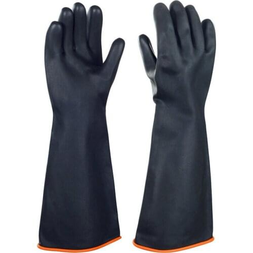 45Cm 55cm Latex Gloves Industrial Latex Labor Protection Gloves Resistant To Acid and Alkali Gloves
