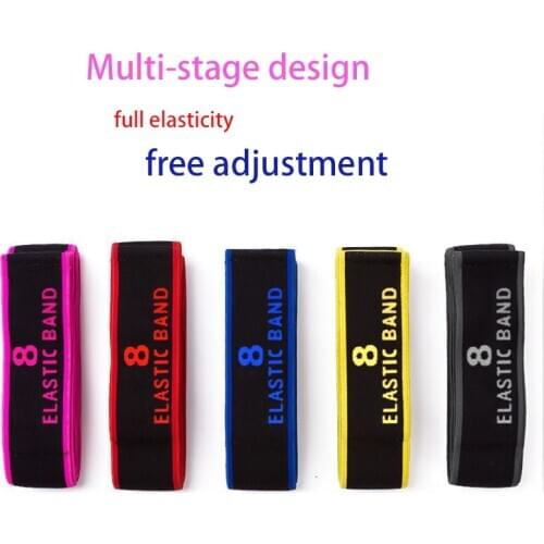 Multi-stage yoga stretching band Latin dance elastic band to correct posture tension band 8 grid elastic band alphanumeric band