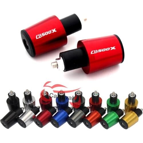 Motorcycle Accessories 7/8'' 22MM Handlebar Grips Handle Bar Cap End Plugs ForHONDA CB500X CB 500 X CB500 X 2013-2018 2016 2017