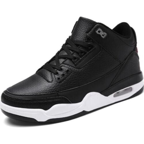 2021 New Men Basketball Shoes High-top Sports Air Cushion Athletic Men Shoes Breathable Outdoor Men Jogging Sneakers size 47