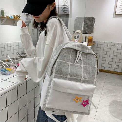 Korean style high school new schoolbag female college student junior high school backpack middle school student backpack