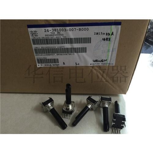 Original new 100% 142 Type vertical single joint potentiometer B100K with stepping into the 7 points handle length 30MMF SWITCH