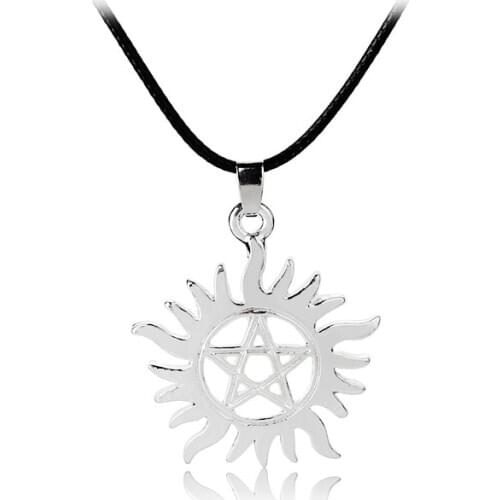 Shining Sun Supernatural necklace Movie Jewelry Super Natural Pendant Cosplay Costume Accessory
