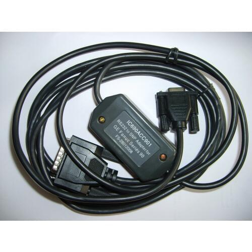 IC690ACC901 RS232/SNP interface PLC programming cable for GE90 series,with adapter,3 meters,high quality free shipping newinbox
