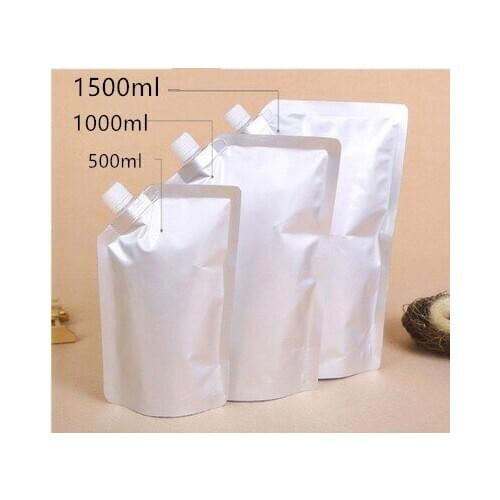 Self-supporting jelly liquid beverages all kinds of aluminum foil leak-proof and waterproof plastic packaging bags with nozzle