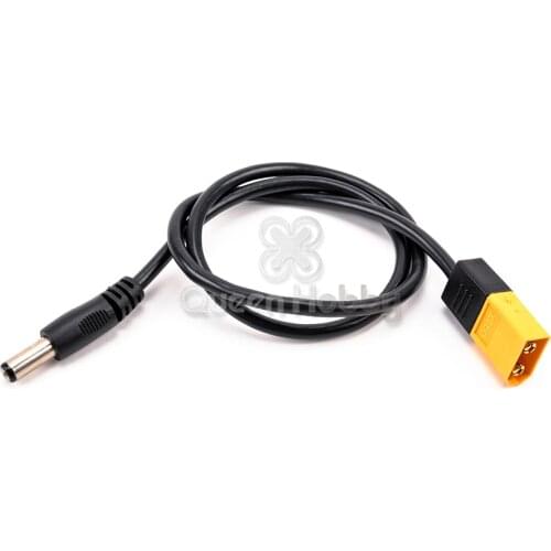 XT60 Male Bullet Connector To Male DC5525 Power Cable Adaptor 5.5x2.5mm 450mm For TS100 Electronic Soldering Iron RC Drone