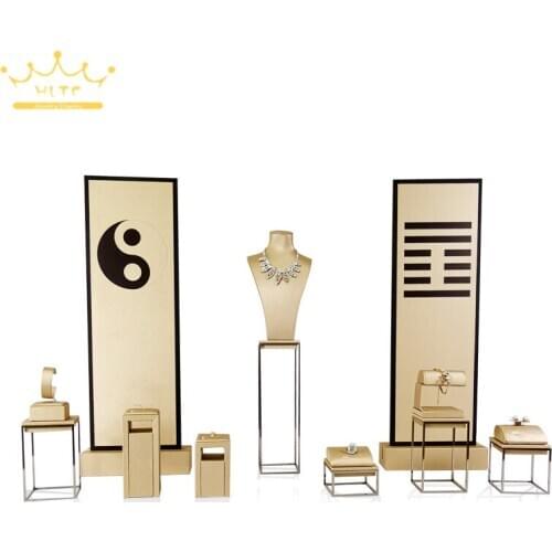Jewelry Stainless Steel Jewelry Earring Display Necklace Showcase Jewelry Display Rack Tai Chi Design