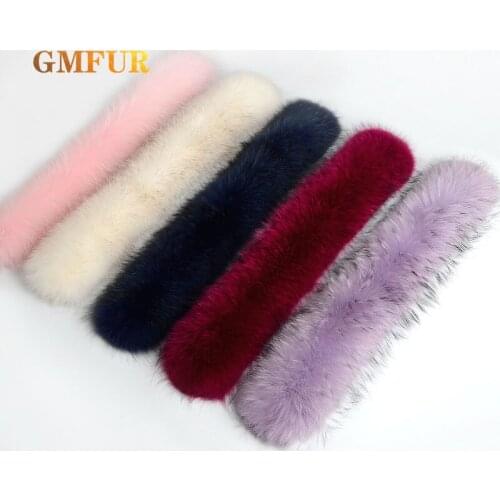 Real Natural Raccoon Fur Collar High Quality Winter Scarf Decoration Woman Shawl Neck Warm Scarf Women Genuine Scarves Big Size
