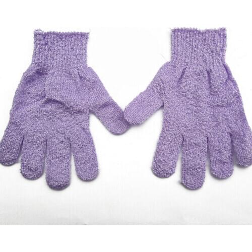 1pc/2pc Women Practical Scrubber Body Massage Sponge Gloves Bath Shower Glove Body Wash Shower Gel Exfoliating