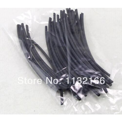 100pcs 4mm Inner Diameter Black 10cm length Each Insulation Heat Shrink Tubing Wire Cable Wrap