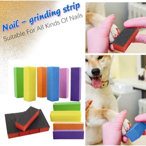 15pcs Nail File Buffer For Women Girls Pet Professional Pedicure Manicure Tool Colorful Sanding Buffer Block Nail Art Files