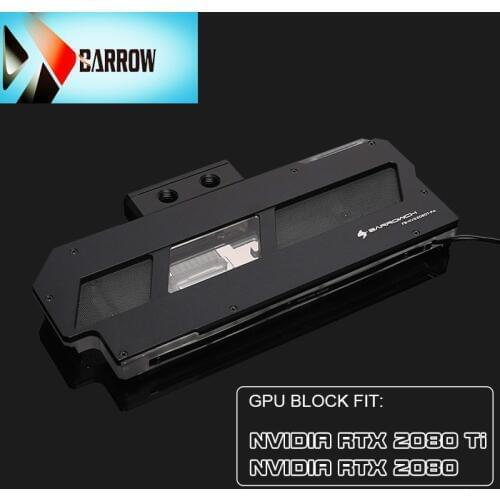 Barrow gpu cooler for NVIDIA RTX 2080 Ti ,GPU water block compatible NVIDIA RTX 2080 watercooling gadget FB-NVG2080T-PA