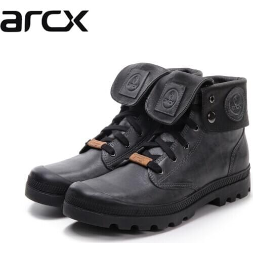 Free shipping 1pair New Mens Cowhide Leather Harness Riding Ankle Strapped Pull-on Combat Motorcycle Boots