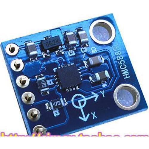 Free Shipping! 10pcs CJMCU-49 HMC5883L electronic compass module three-axis magnetoresistive sensor