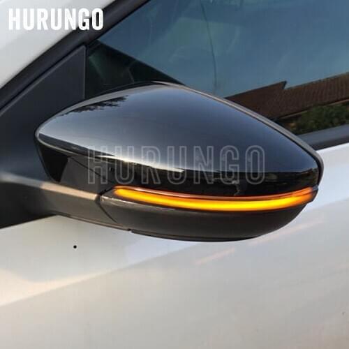 For Volkswagen Scirocco MK3 Passat B7 CC Side LED Turn Signal Light EOS Beetle 2011 2012 2014 Dynamic Mirror Indicator Blinker