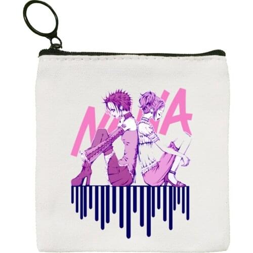 Manga Anime Nana Osaki Anime Canvas Coin Purse Coin Purse Collection Canvas Bag Small Wallet Zipper Key Bag Hand Gift