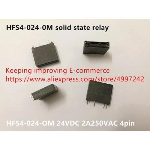 Original new 100% HFS4-024-0M solid state relay 24VDC HFS4-024-OM 4pin