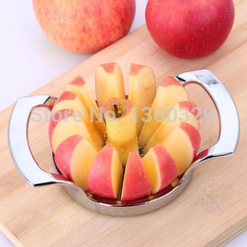Christmas Gift Cooking Tools Stainless Steel Apple Corers Cut Apples Corer Slicer Easy Cutter Cut Fruit Knife Free Shipping