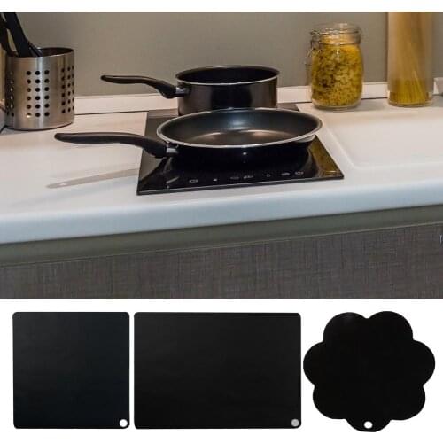 Home Silicone Induction Cooker Cleaning Protection Pad Heat Insulation Tool Kitchen High Temperature Resistant Anti-Skid Mat