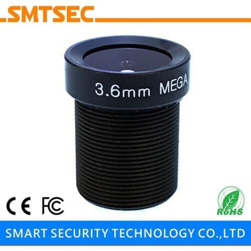 SMTSEC SL-3620BMP 3.6mm F2.0 1/2.5" M12*0.5 Mount Board Lens for HD CCTV Security IP Camera