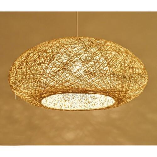 Modern pendant lamps Rattan Pendant light Weaving round Nordic Hanging Lamp Fixture Luminaire art lighting PA0160