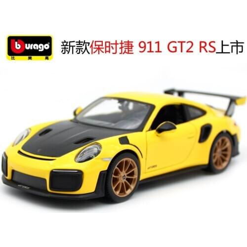 Maisto 1:24 Porsche 911 GT2 RS Sports Car Diecast Model Car Toy New In Box Free Shipping 31523