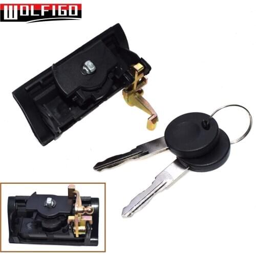 WOLFIGO Rear Tail Gate Lock W/ Keys For VW GOLF III 1991-1998 POLO 6KV 1995-2001 1H6827571K, 1H6827571E, 1H6827571C, 1H6827571B