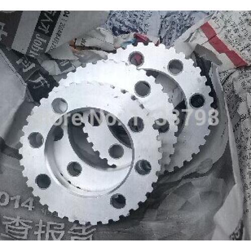 Factory wholesale high-precision 6*M4 screw 72teeth HTD 8M synchronized pulley